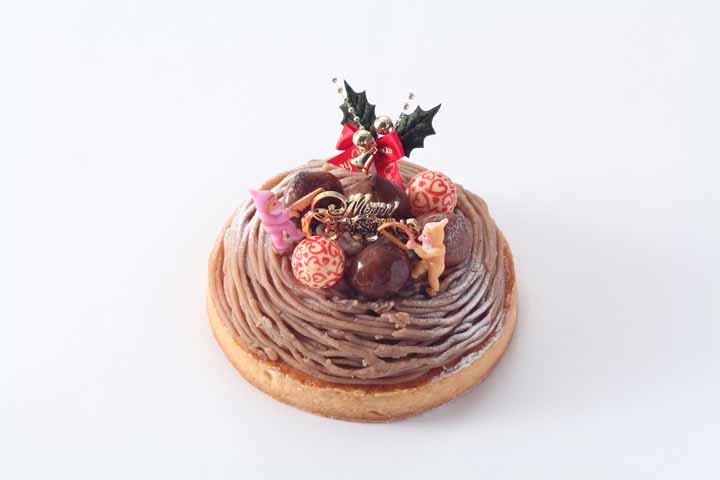 Xmas和栗モンブランタルト